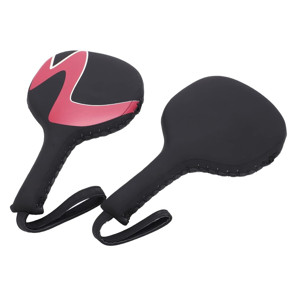 XHTLLO Taekwondo Kick Pad, Anti?Dropping Boxing Sanda Training Foot Hand Target Kick Pad, Portable Durability Kickboxing Striking Target Pad, for Karate Kickboxing TrainingRed