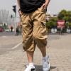 Mens Cargo Shorts, Men's Long Relaxed Fit Casual Work Shorts Outdoor Hiking Pants with Multi Pockets Khaki Shorts Men Golf Jeans Shorts Clothing Stretch Shorts Casual Pants (XXL, Khaki) view 2