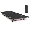 Naturehike Ultralight Camping Cot, Easy to Assemble Folding Tent Cot, Compact & Protable Camping Bed for Camping, Mountaineering, & Hiking, Supports 330lbs with Carry Bag, GreenWild Dark Black view 1