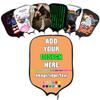 Custom Pickleballs Paddles Cover, Personalized Rackets Cover with Design Your Photo Text Logo, Fits Most Racquet, 8.5"x11.5", SandyBrown view 1