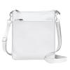 befen White Small Genuine Leather Crossbody Bags Purses for Women Multi Pocket Cross Body Handbags with Adjustable Shoulder Strap view 1