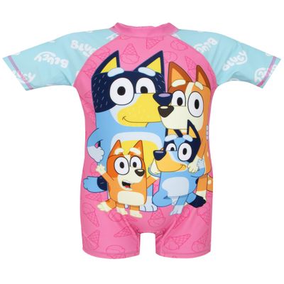 Bluey Swimsuit | Girls One Piece Swimsuits | Bathing Suit Girls | Pink 8