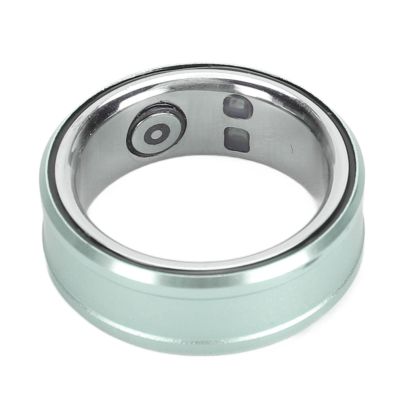 FOSA Smart Health Ring, NFC Sleep Monitor with Temperature Tracking, Step Counter, IP68 for Video Scrolling, Book Page Flipping (Green)