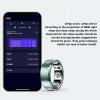 FOSA Smart Health Ring, NFC Sleep Monitor with Temperature Tracking, Step Counter, IP68 for Video Scrolling, Book Page Flipping (Green) view 4