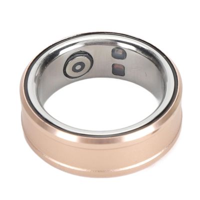 FOSA Smart Health Ring, NFC Sleep Monitor with Temperature Tracking, Step Counter, IP68 for Video Scrolling, Book Page Flipping (Gold)