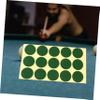 Yardwe 4sheets Pool Table Marker Dots Self-Adhesive Billiard Stickers for Accurate Positioning Green Dots for Snooker and Billiards Use Essential Pool Table Accessory view 3