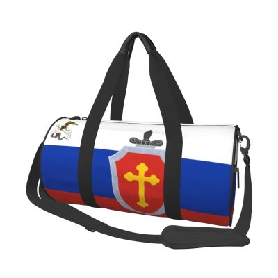 ARESU Flag Of The Russian Orthodox Army Duffel Bag Gym Bag Sports Bags Foldable Travel Bag Multipurpose Backpack