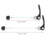 2pcs Bike Skewers, 2Pcs Ultralight Titanium Alloy Quick Release Axle Skewers Set ycle Replacement Repair Parts Accessory, Bicycle Quick Release Levers Front and Rear for Road Mountain Bicycle view 2