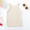 ROMPERINBOX Toddler Tank Tops Girls 3 Pack Ribbed Knit Multipacks Halter Top Camisoles Undershirt 3-7 Years(Black/Beige/Brown,7Y) view 4