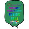Custom Padded Pickleballs Paddle Cover with Your Own Picture Name Logo, Customized Rackets Cover Personalized Pickle Ball Paddle Case, Seagreen view 2