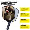 Personalized Pickle Ball Paddles Cover Add Your Own Image Logo Text, Custom Pickleballs Paddle Covers for Birthday Festival Gifts, LemonChiffon view 3