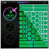 LOOM Reflective Stickers | 67pc Brilliant Grn | Reflective Stickers for Helmet, Bike, Motorcycle, Hard Hat | Waterproof Reflectors for Car, Trailer | Bike Reflectors for Night Riding view 1