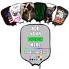 Personalized Pickle Ball Paddles Cover Add Your Own Image Logo Text, Custom Pickleballs Paddle Covers for Birthday Festival Gifts, Silver view 1