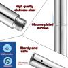 NUNETH Ceiling Mounting Stripper Pole 7ft 8ft 9ft 10ft 11ft 12ft, Commercial Permanent Dance Pole for Pub Gym Club Yoga Room, Static & Spinning Fitness Pole (Color : Height 2.23-3.74m(7.3ft-12.3ft)) view 4