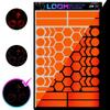 LOOM Reflective Stickers | 67pc Engineer Org | Reflective Stickers for Helmet, Bike, Motorcycle, Hard Hat | Waterproof Reflectors for Car, Trailer | Bike Reflectors for Night Riding view 1