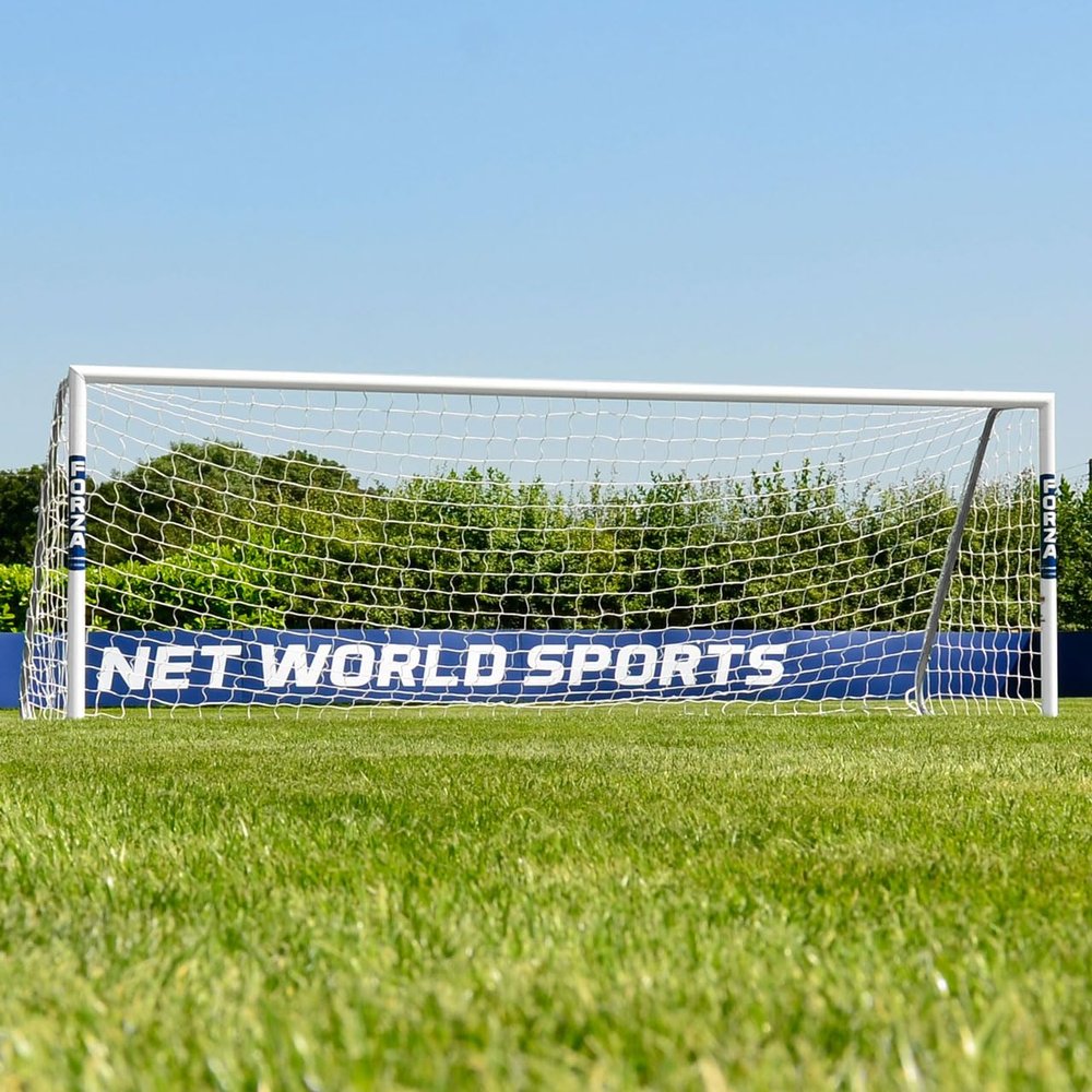FORZA Aluminum Soccer Goals [11 Sizes] | Professional Soccer Goal Posts *The Goal Nets Used by MLS & Premier League Clubs* (Alu60 Freestanding, 12ft x 4ft)