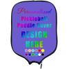 Custom Rackets Cover, Customized Pickleballs Paddle Protective Covers with Your Image Logo Name, Holder Fits Most Paddles, Slateblue view 2