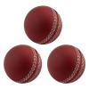 amyko Cricket Ball, Cricket Wind Balls, Heavy Tennis Play Balls, Foam Ball Boy Cricket for Indoor Outdoor Coaching, Practice, Garden Beach Games, Woorld Cup Practices, 3PCS, Brown view 1