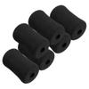 Baluue 6pcs Roller Pad for Gym Equipment Sit up Board Replacement Comfortable Sponge Material for Leg and Foot Support Easy to Clean Exercise Accessory