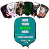 Custom Pickleballs Paddles Cover, Personalized Rackets Cover with Design Your Photo Text Logo, Fits Most Racquet, 8.5"x11.5", Darkcyan view 1
