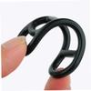 CNAFGBGG 10PCS Bicycle Silicone Band Bike Mounting Strap Bike Silicone Mount Band Handlebar Holder for Torch Bicycle Light Black view 4
