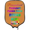 Custom Pickleballs Paddles Cover, Personalized Rackets Cover with Design Your Photo Text Logo, Fits Most Racquet, 8.5"x11.5", Peru view 2