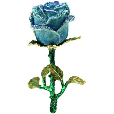 LIFKOME Rhinestone Inlay Elegant Jewelry Trinket Holder for Weddings Bridal Showers Anniversaries for Necklaces