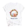 Placed by Me Easter Outfits for Women Oversized Hoodie Plus Size Scary Easter Bunny Costume Plus Graphic Tees for Women Plus Size 2X Womens Tops Plus Size Trendy Tops for Women 2024 White view 1