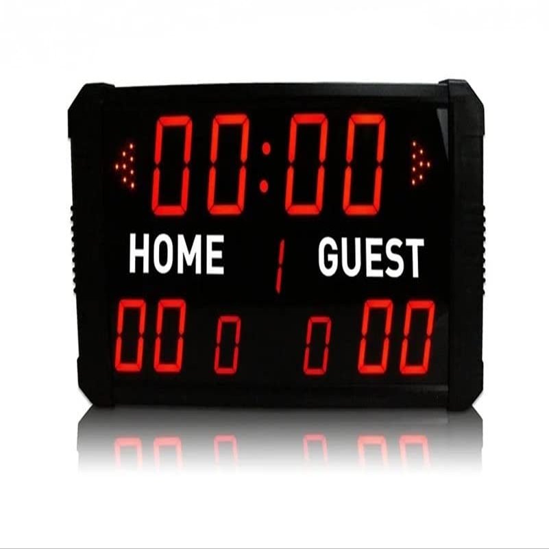 BUTXET LED Basketball Scoreboard & Timer, 14s/24s Shot Portable Tabletop Scoreboard, Remote Control