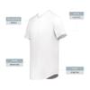 Augusta Sportswear Cutter+ Full Button Baseball Jersey White XL view 4