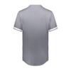 Augusta Sportswear Cutter+ Full Button Baseball Jersey Graphite/White S view 4