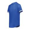 Augusta Sportswear Cutter+ Full Button Baseball Jersey Royal/White S view 1
