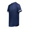 Augusta Sportswear Cutter+ Full Button Baseball Jersey Navy/White L view 1
