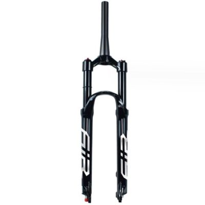 ZECHAO Ultralight Aluminum Alloy Mountain Bike Air Suspension Forks,26 27.5 29in Quick Release Disc Brake 140mm Travel Manual/Crown Lockout (Color : Tapered Manual Lock, Size : 27.5inch)