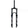 ZECHAO Ultralight Aluminum Alloy Mountain Bike Air Suspension Forks,26 27.5 29in Quick Release Disc Brake 140mm Travel Manual/Crown Lockout (Color : Tapered Manual Lock, Size : 27.5inch) view 1