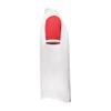 Augusta Sportswear Cutter+ Full Button Baseball Jersey White/Scarlet L view 2