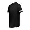 Augusta Sportswear Cutter+ Full Button Baseball Jersey Black/White 2XL view 1