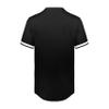 Augusta Sportswear Cutter+ Full Button Baseball Jersey Black/White 2XL view 3