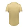 Augusta Sportswear Cutter+ Full Button Baseball Jersey Vegas Gold/White S view 3