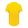 Augusta Sportswear Cutter+ Full Button Baseball Jersey Gold/White S view 3