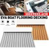 UNKOMN Marine Hardware Self-Adhesive Foam Teak Decking EVA Foam Boat Flooring Faux Teak Decking Sheet Accessories Marine Boat Deck Mat 3000x900x6mm (Color : Red) view 2