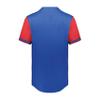 Augusta Sportswear Cutter+ Full Button Baseball Jersey Royal/Scarlet 2XL view 3