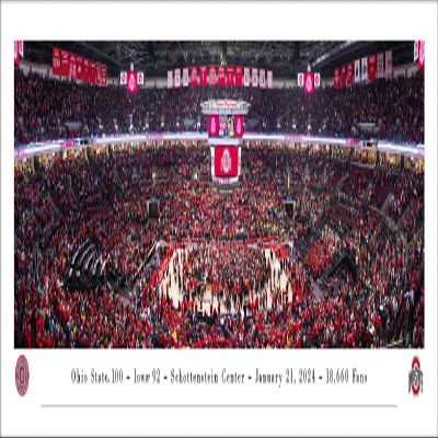 Ohio State Women's Basketball - Unframed 40 x 13.5 NFL Poster by Blakeway Panoramas