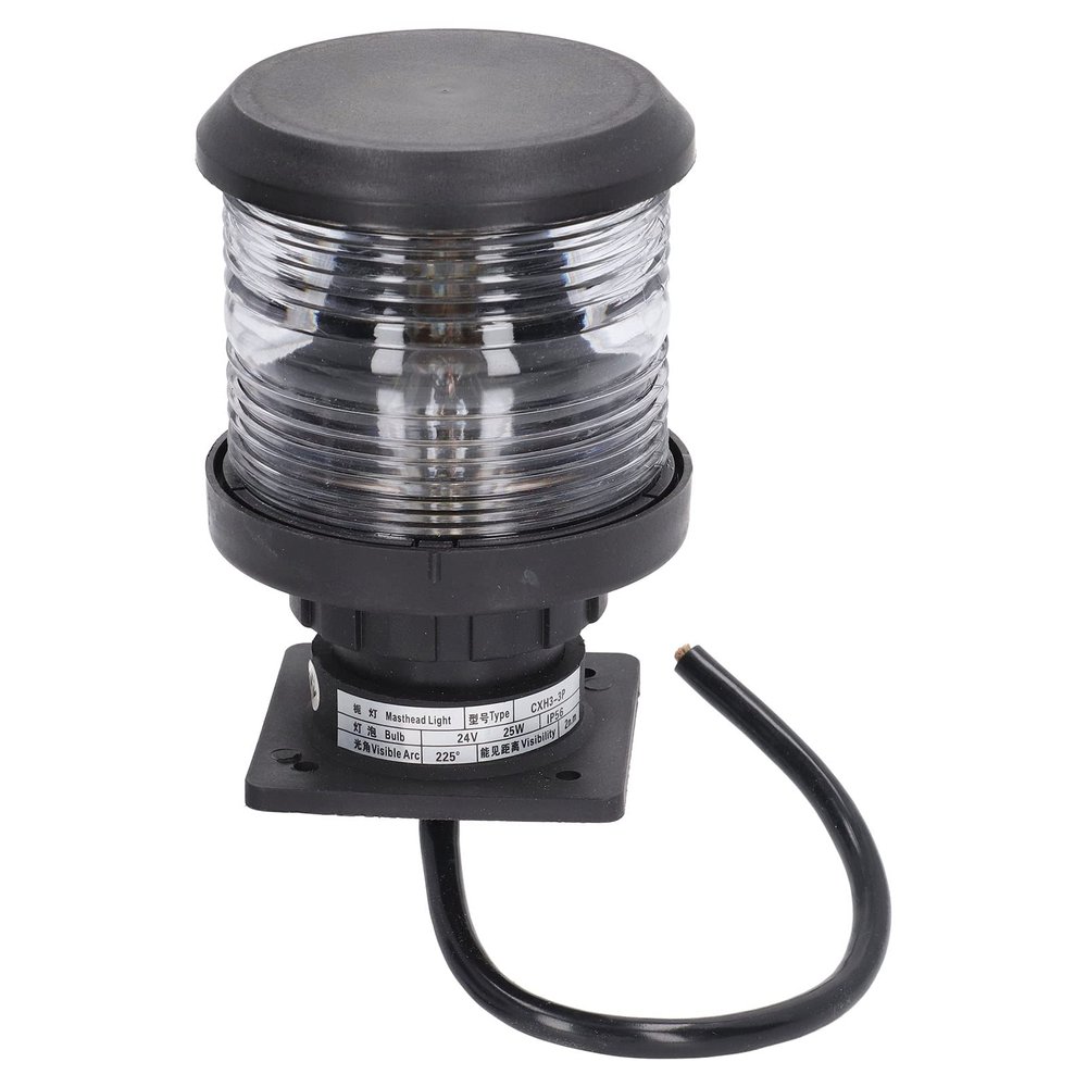 Aqur2020 Marine Led Masthead Light Ship Light 3P Mast Light for Lamp Light 24V Nighttime Navigation All Round 25W Ip56 Cxh3 2N.M Masthead for Lamp Lights