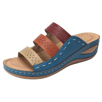 Ladmiple Sandals Women Fashion 2024 Women's Comfort Orthotic Walking Sandals Open Toe Arch Support Slides Wide Width Dressy Summer Orthopedic Flip Flops 2024