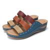 Ladmiple Sandals Women Fashion 2024 Women's Comfort Orthotic Walking Sandals Open Toe Arch Support Slides Wide Width Dressy Summer Orthopedic Flip Flops 2024 view 3