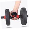 CORHAD 1pair Non-Slip Professional Weightlifting Half Finger Gloves for Training and Comfortable Grip for Gym Workouts and Barbell Exercises Black view 2
