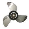 BARDOVEN 60-130HP 13-1/4x17 Stainless Steel Propeller 15 Tooth SS Prop for Yamaha Outboard 13.25x17 view 1