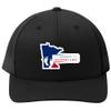 Minnesota Defend Life Embroidered Hat Pro-Life Hat Black view 1