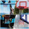 CORHAD 2pcs Heavy Duty Basketball Net Set Woven Replacement for Indoor and Outdoor Practice Weather Resistant Strong Load-Bearing Capacity for Training and Games view 4